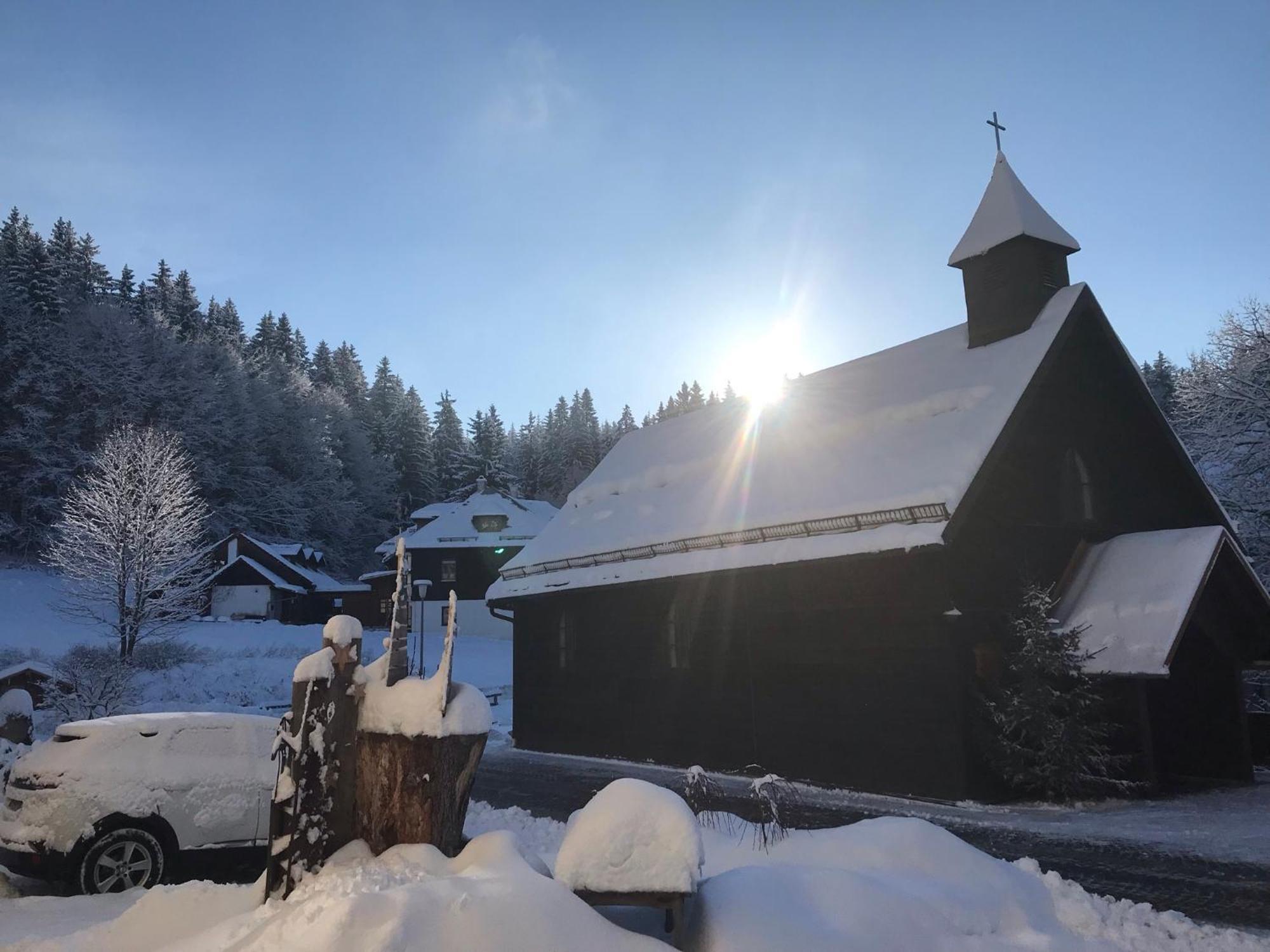 Das Alte Forsthaus Spiegelhuette Lindberg Buitenkant foto